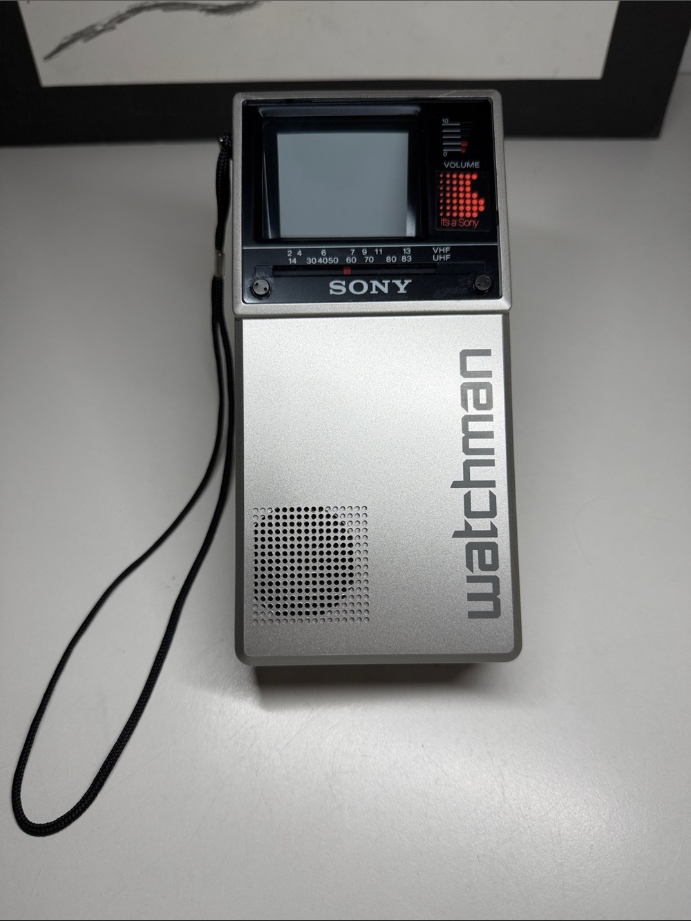 Vintage Sony Watchman FD-20A Mini Portable CRT Television,